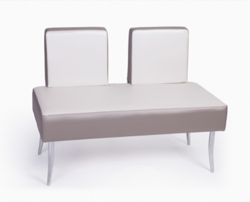 Elegante sofá de espera de dos plazas - ESP-07
