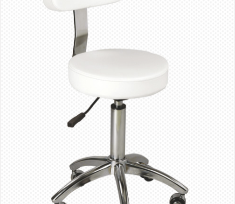 Taburete estética respaldo semicircular - EST 13