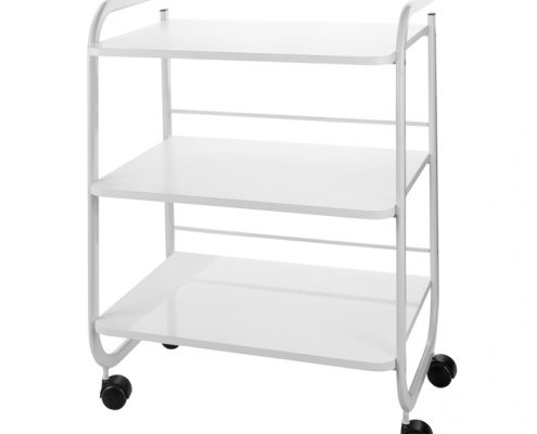 Carrito de estética de tres estantes de madera - EST 50