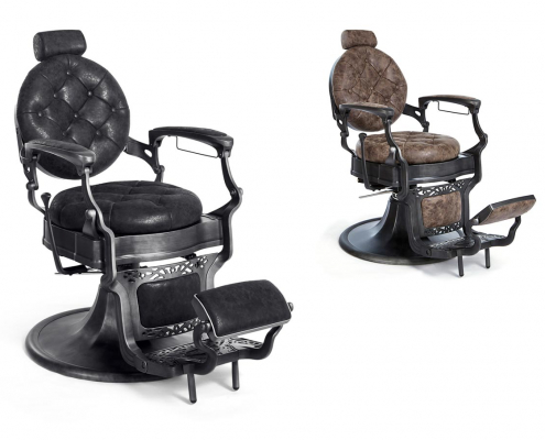 Sillón de barbero estilo retro - CABA-06