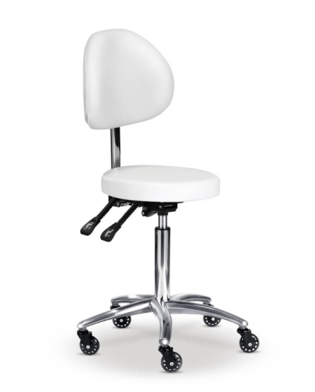 Taburete de estética asiento redondo