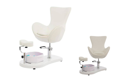 sillón de pedicura con pediluvio integrado
