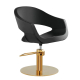 Sillón de corte amplio dorado