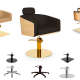 Sillón de tocador estilo moderno