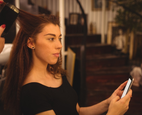 Mobiliario de peluquería de lujo para salones exclusivos