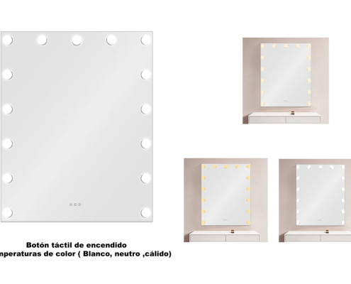 Espejo de Maquillaje sin marco - TOCA LUZ 30